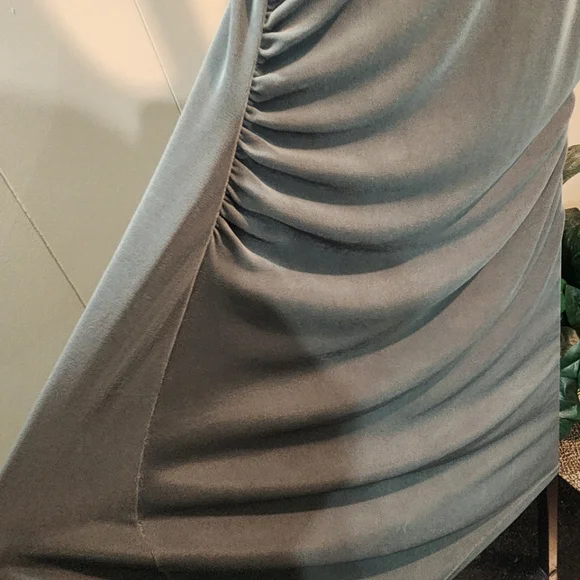 BOSTON PROPER Form Fitting Acetate Tank Dress - Picture 5 of 11